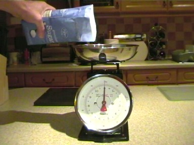 weigh sugar